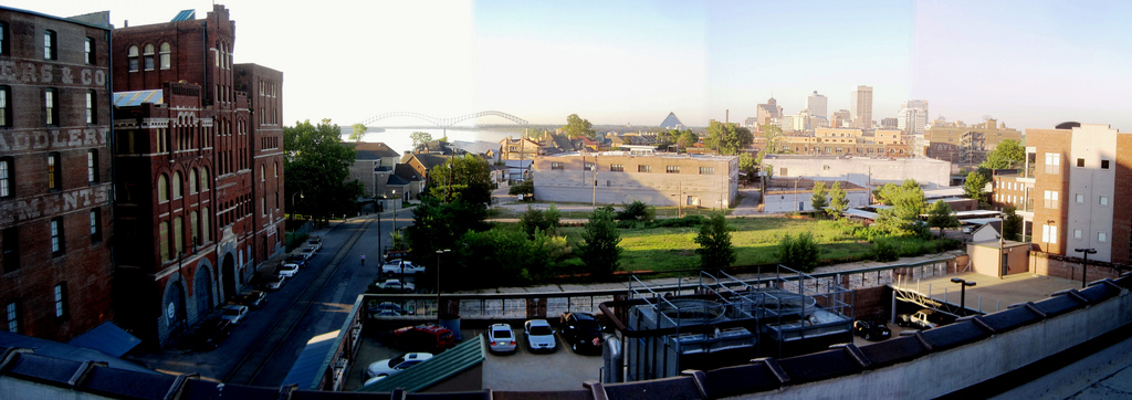 Panorama - Memphis Skyline from Emerge Building