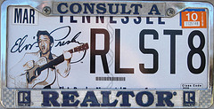 Real Estate License Plate